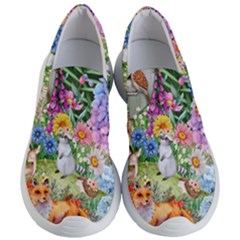 Secret Garden  Women s Lightweight Slip Ons by PollyParadiseBoutique7