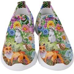 Secret Garden  Kids  Slip On Sneakers by PollyParadiseBoutique7