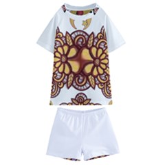 Komar 14  Kids  Swim Tee and Shorts Set