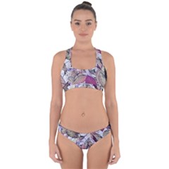 Leaves  Cross Back Hipster Bikini Set by DinkovaArt