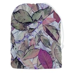 Leaves  Drawstring Pouch (3xl) by DinkovaArt