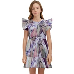 Leaves  Kids  Winged Sleeve Dress by DinkovaArt