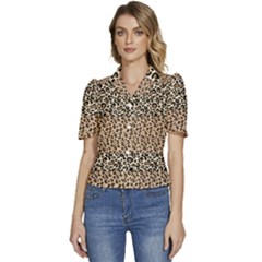 Wild Thing Puffed Short Sleeve Button Up Jacket