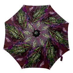 Leaves 21 Hook Handle Umbrellas (small) by DinkovaArt