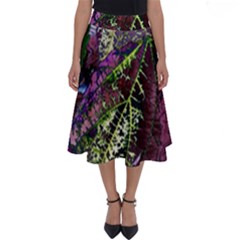 Leaves 21 Perfect Length Midi Skirt by DinkovaArt