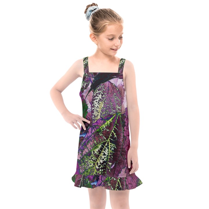 Leaves 21 Kids  Overall Dress