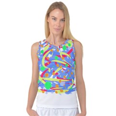 Abstact Pattern T- Shirt Abstact Pattern T- Shirt Women s Basketball Tank Top by maxcute