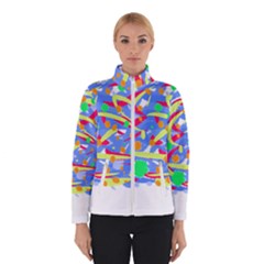 Abstact Pattern T- Shirt Abstact Pattern T- Shirt Women s Bomber Jacket