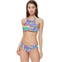 Abstact Pattern T- Shirt Abstact Pattern T- Shirt Banded Triangle Bikini Set View1