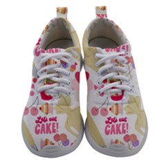 Desserts Pastries Baking Wallpaper Women Athletic Shoes by Ravend