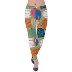 Pattern Art T-shirt Shirts Clothing Fabric Velvet Leggings