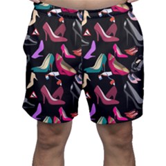 Heels Shoes Pattern Feminine Art Men s Shorts