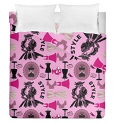 Fashion Girl Newyork Bts Nft Duvet Cover Double Side (queen Size) by Ravend