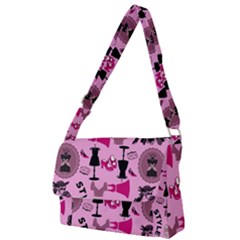 Fashion Girl Newyork Bts Nft Full Print Messenger Bag (s) by Ravend