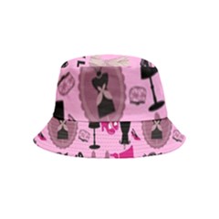 Fashion Girl Newyork Bts Nft Inside Out Bucket Hat (kids) by Ravend