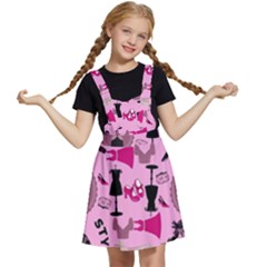 Fashion Girl Newyork Bts Nft Kids  Apron Dress by Ravend