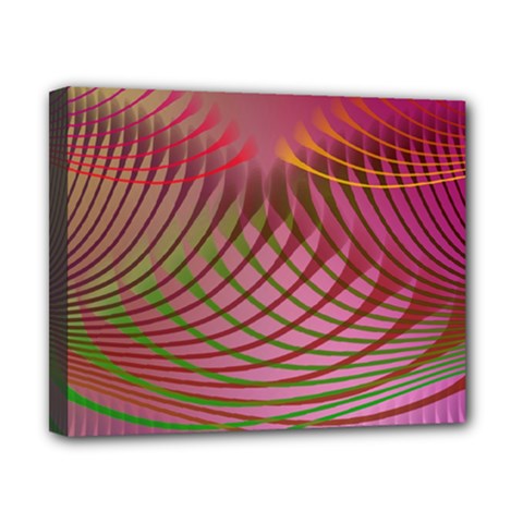 Illustration Pattern Abstract Colorful Shapes Canvas 10  X 8  (stretched) by Ravend