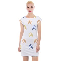 Abstract Arrow Pastel Pattern T- Shirt Abstract Arrow Pastel Pattern T- Shirt Cap Sleeve Bodycon Dress by maxcute