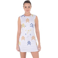 Abstract Arrow Pastel Pattern T- Shirt Abstract Arrow Pastel Pattern T- Shirt Lace Up Front Bodycon Dress by maxcute