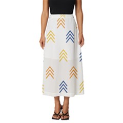 Abstract Arrow Pastel Pattern T- Shirt Abstract Arrow Pastel Pattern T- Shirt Classic Midi Chiffon Skirt by maxcute