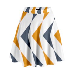 Abstract Arrow Pattern T- Shirt Abstract Arrow Pattern T- Shirt High Waist Skirt