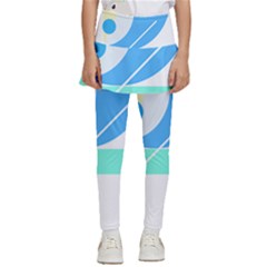 Abstract Art Design T- Shirt Abstract-1 T- Shirt Kids  Skirted Pants by maxcute