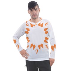 Abstract Boho Print T- Shirt Abstract Boho Print 2 Men s Pique Long Sleeve Tee