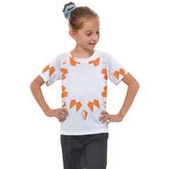 Abstract Boho Print T- Shirt Abstract Boho Print 2 Kids  Mesh Piece Tee