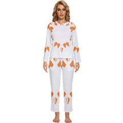 Abstract Boho Print T- Shirt Abstract Boho Print 2 Womens  Long Sleeve Lightweight Pajamas Set