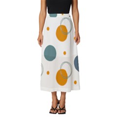 Abstract Circle Pastel Pattern T- Shirt Abstract Circle Pastel Pattern T- Shirt Classic Midi Chiffon Skirt by maxcute