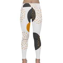 Abstract Circle Pattern T- Shirt Abstract Circle Pattern 3 Classic Yoga Leggings by maxcute