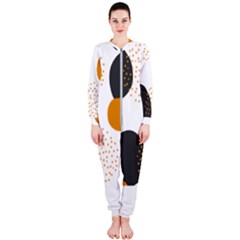 Abstract Circle Pattern T- Shirt Abstract Circle Pattern 3 Onepiece Jumpsuit (ladies) by maxcute