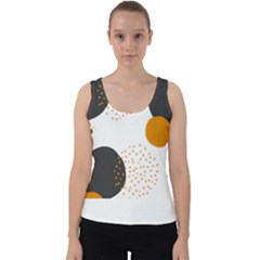 Abstract Circle Pattern T- Shirt Abstract Circle Pattern 3 Velvet Tank Top by maxcute