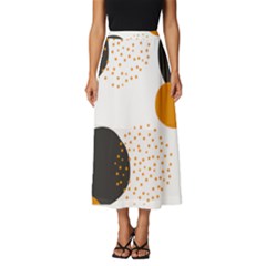 Abstract Circle Pattern T- Shirt Abstract Circle Pattern 3 Classic Midi Chiffon Skirt