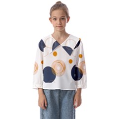 Abstract Circle Pattern T- Shirt Abstract Circle Pattern T- Shirt Kids  Sailor Shirt by maxcute