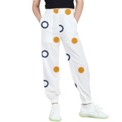 Abstract Dots And Circle Pattern T- Shirt Abstract Dots And Circle Pattern T- Shirt Kids  Elastic Waist Pants by maxcute