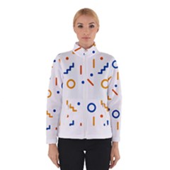 Abstract Dots And Line Pattern T- Shirt Abstract Dots And Line Pattern 4 Women s Bomber Jacket by maxcute