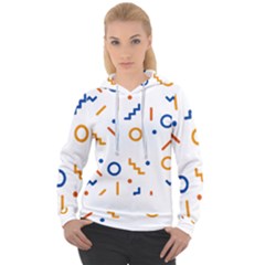 Abstract Dots And Line Pattern T- Shirt Abstract Dots And Line Pattern 4 Women s Overhead Hoodie by maxcute