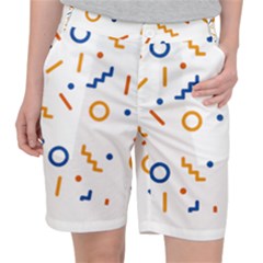 Abstract Dots And Line Pattern T- Shirt Abstract Dots And Line Pattern 4 Pocket Shorts by maxcute