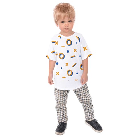 Abstract Dots And Line Pattern T- Shirt Abstract Dots And Line Pattern T- Shirt Kids  Raglan Tee by maxcute