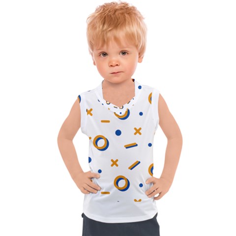 Abstract Dots And Line Pattern T- Shirt Abstract Dots And Line Pattern T- Shirt Kids  Sport Tank Top by maxcute