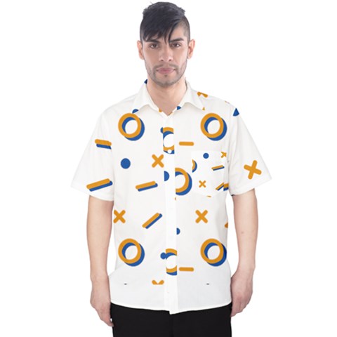 Abstract Dots And Line Pattern T- Shirt Abstract Dots And Line Pattern T- Shirt Men s Hawaii Shirt by maxcute