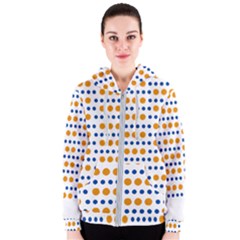 Abstract Dots Pattern T- Shirt Abstract Dots Pattern T- Shirt Women s Zipper Hoodie by maxcute