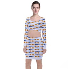 Abstract Dots Pattern T- Shirt Abstract Dots Pattern T- Shirt Top And Skirt Sets by maxcute