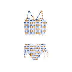 Abstract Dots Pattern T- Shirt Abstract Dots Pattern T- Shirt Girls  Tankini Swimsuit by maxcute