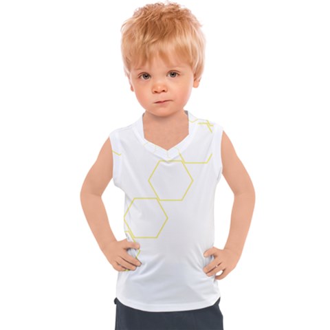 Abstract Hexagon Pattern T- Shirt Abstract Hexagon Pattern T- Shirt Kids  Sport Tank Top by maxcute