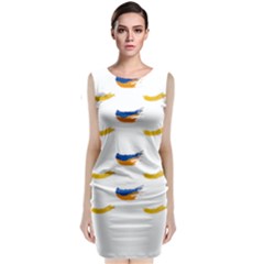 Abstract Paint Pattern T- Shirt Abstract Paint Pattern T- Shirt Sleeveless Velvet Midi Dress by maxcute