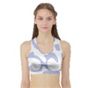 Abstract Pattern Beige Swirl T- Shirt Abstract Pattern Beige Swirl 2 Sports Bra with Border View1