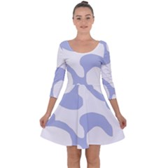 Abstract Pattern Beige Swirl T- Shirt Abstract Pattern Beige Swirl 2 Quarter Sleeve Skater Dress