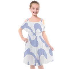 Abstract Pattern Beige Swirl T- Shirt Abstract Pattern Beige Swirl 2 Kids  Cut Out Shoulders Chiffon Dress by maxcute